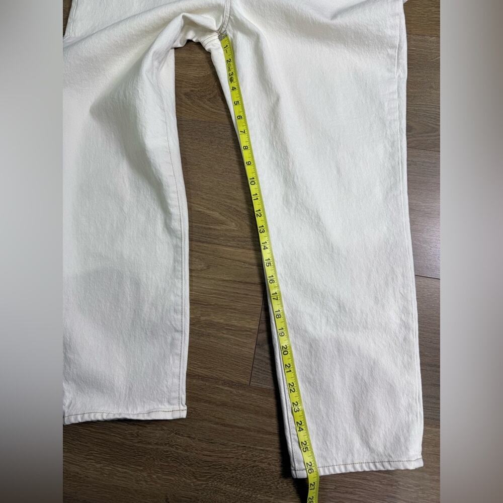 Madewell The Perfect Vintage Crop Jean in Cloud Lining Size 33 - Picture 12 of 12